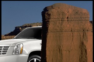 Parked Behind a Small Rock